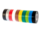 PVC Insulating Tape BS EN 60454-3-1, Rainbow, 19mm X 33m